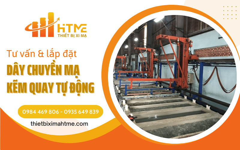 dây chuyền mạ kẽm quay tự động