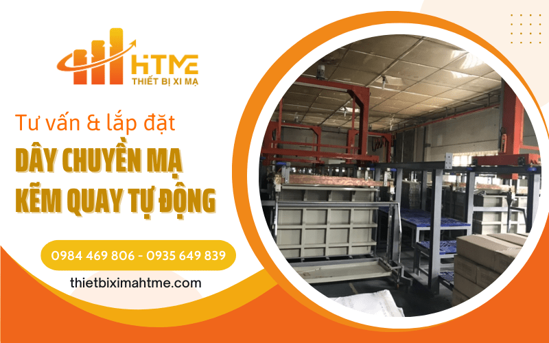 dây chuyền mạ kẽm quay tự động