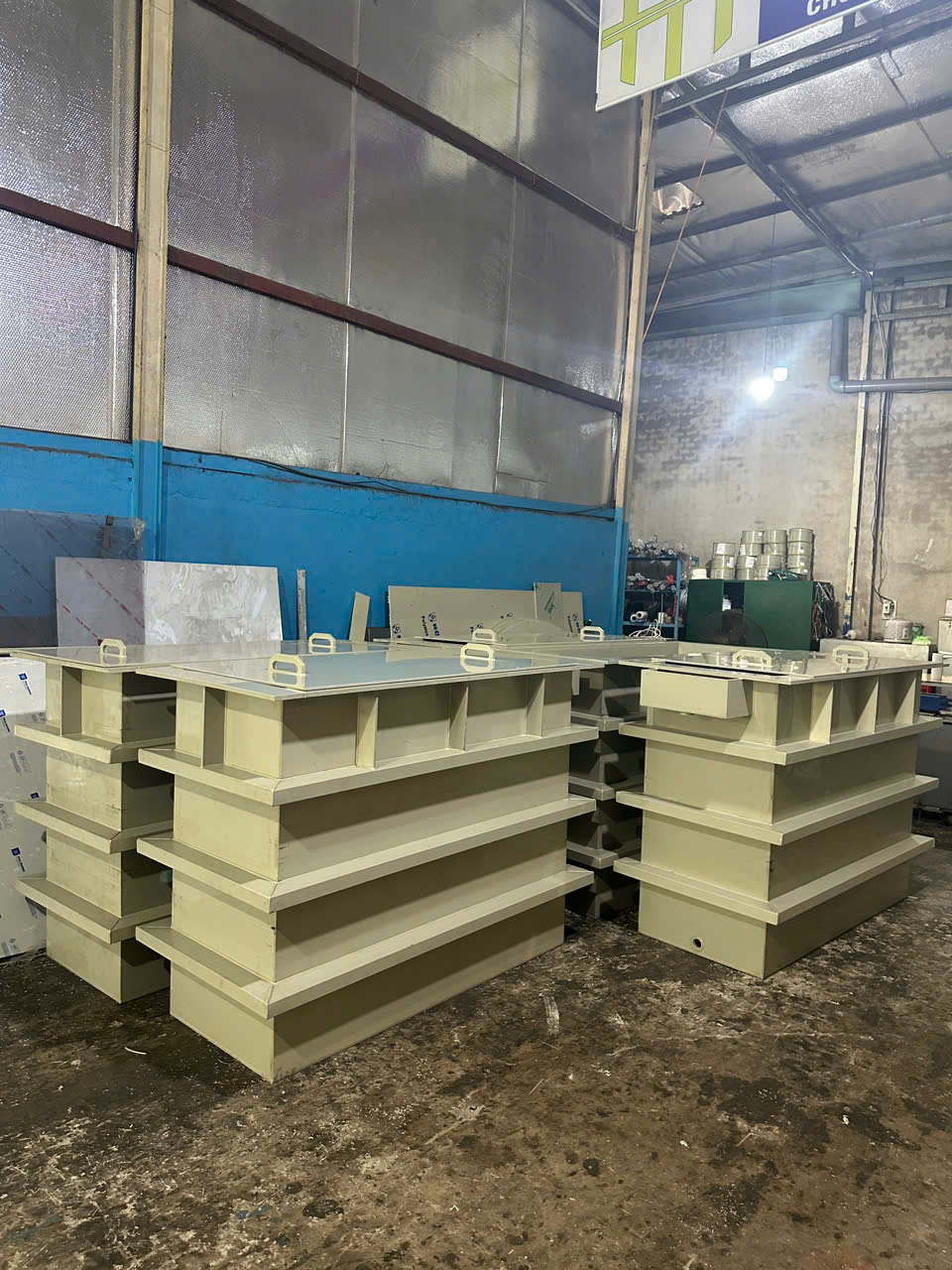 Bể chứa hóa chất xi mạ