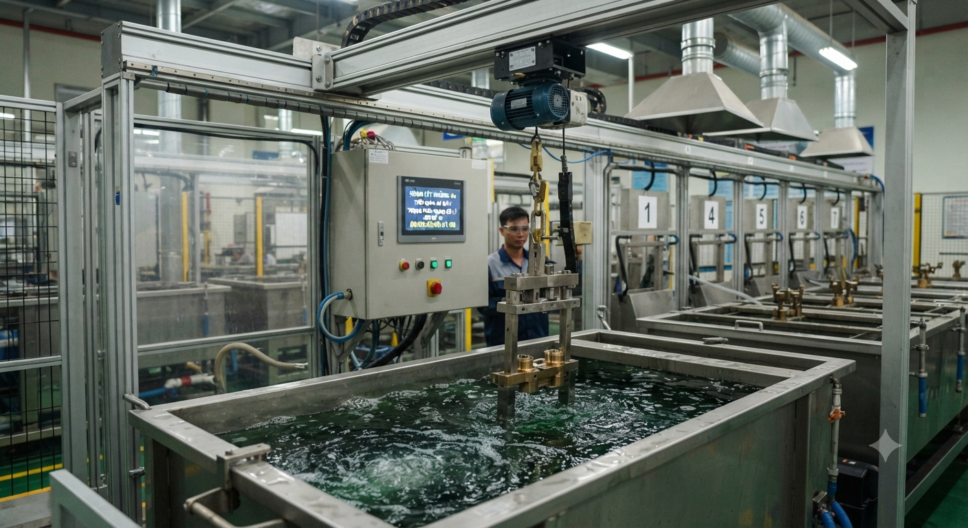 Vai trò của việc kiểm soát thời gian ngâm trong bể dung dịch